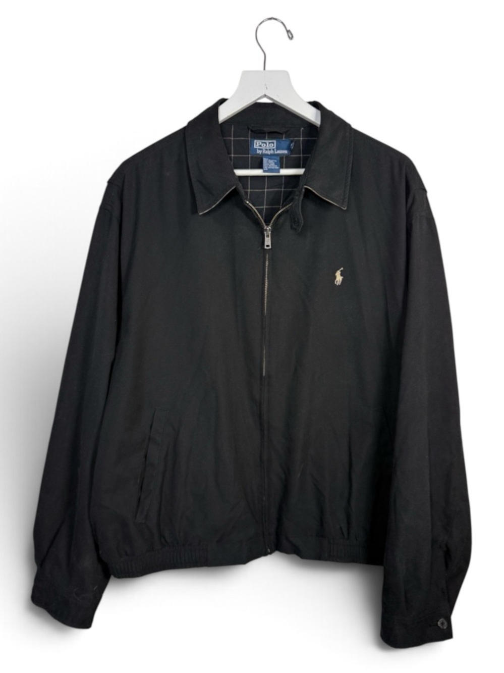 Polo Ralph Lauren Men’s Vintage Harrington Jacket in Black M-423 Sz XL